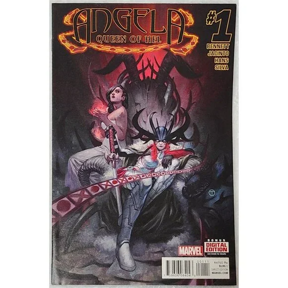 Angela Queen of Hel 1 Marvel Comics 2015 VF- Cover A - Picture 1 of 16